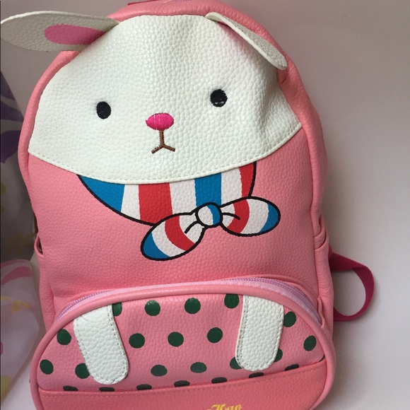 Pink girl small backpack - Picture 5 of 6